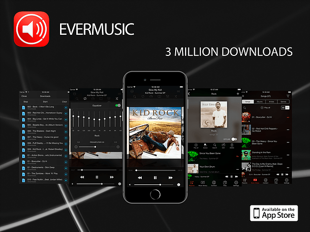 Download musik gratis di Ever music iPhone/iPad