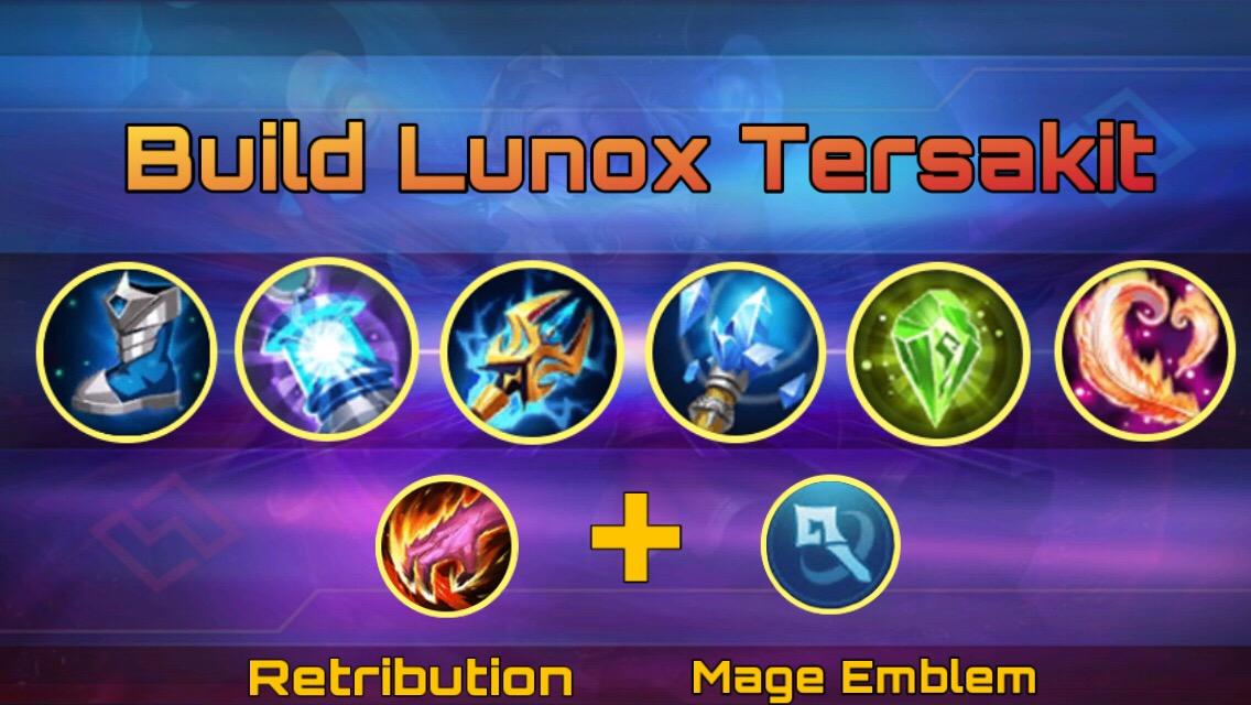 Build item lunox terbaru Mobile Legends